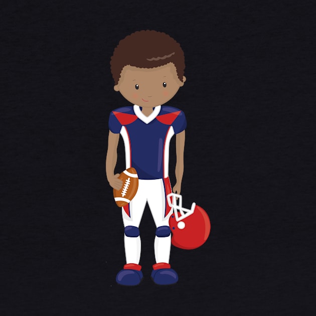 African American Boy, Team Sport, Rugby Player by Jelena Dunčević